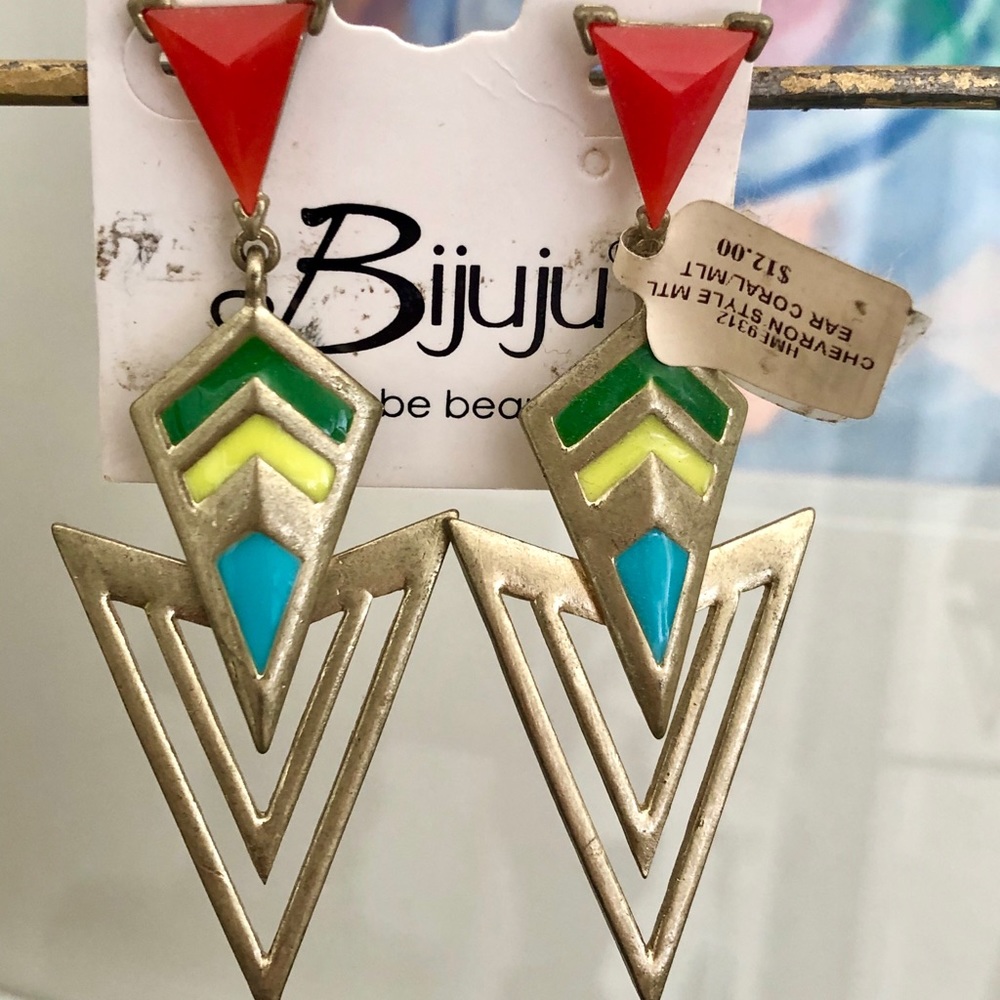 Chevron Bijuju Earrings